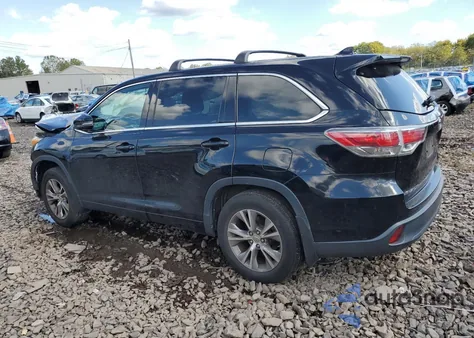 2015 Toyota Highlander Le from USA, damaged, VIN 5TDBKRFHXFS167539